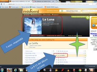 ió
                o nd
            p
      o res
Y est




                                          u   m
                                   l ál b
                               1 de a
                            # 1 a L un
                         La     L                 9
 