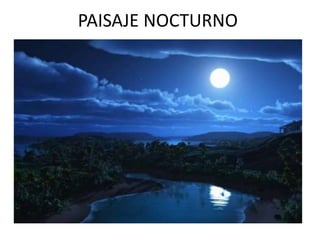 PAISAJE NOCTURNO
 