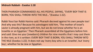 Exodus Rabbah Midrash / New Testament slideshow 3 | PPT