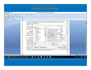 Insert Citation
 