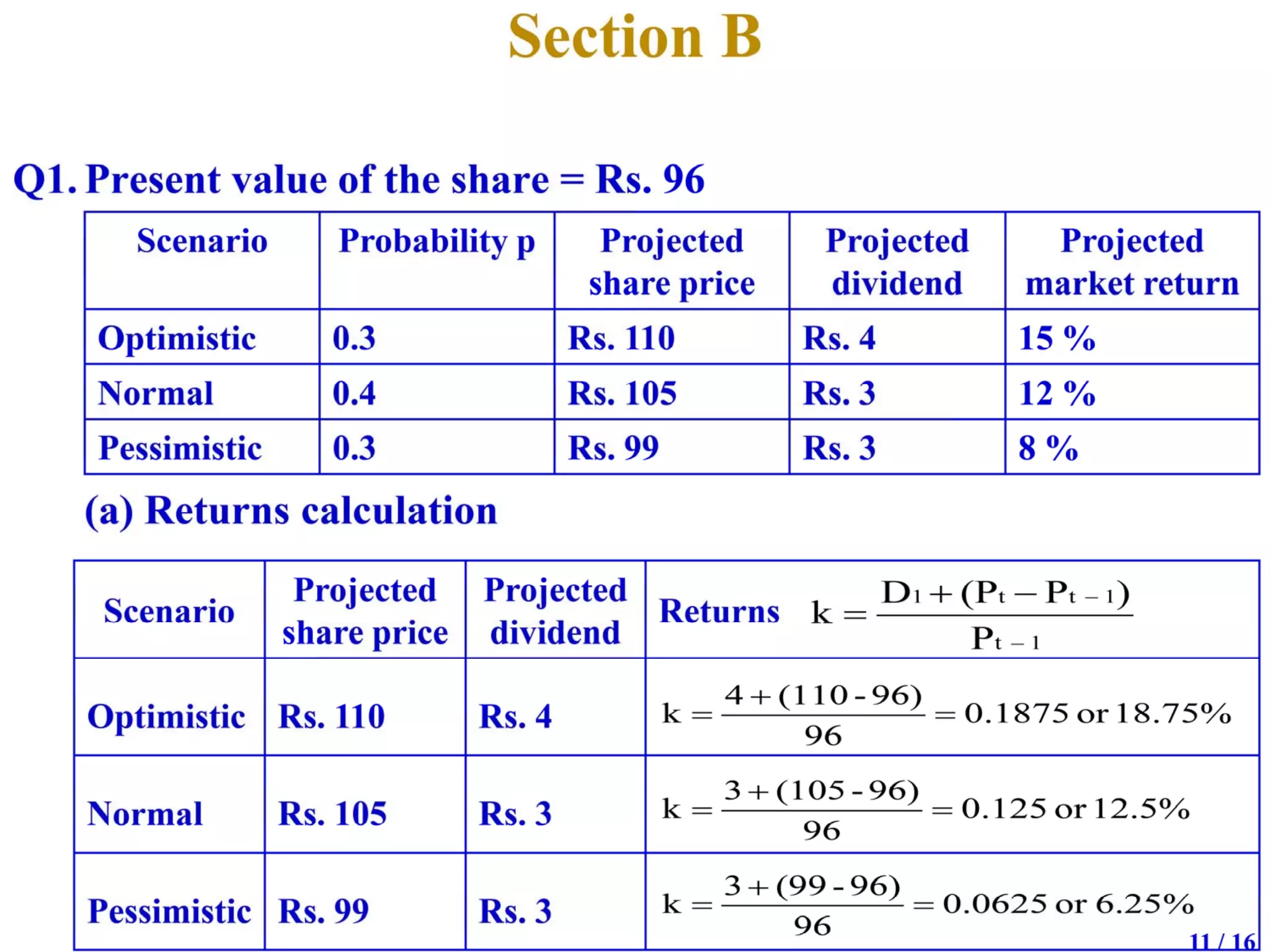 Mid semester exam solutions, 2009