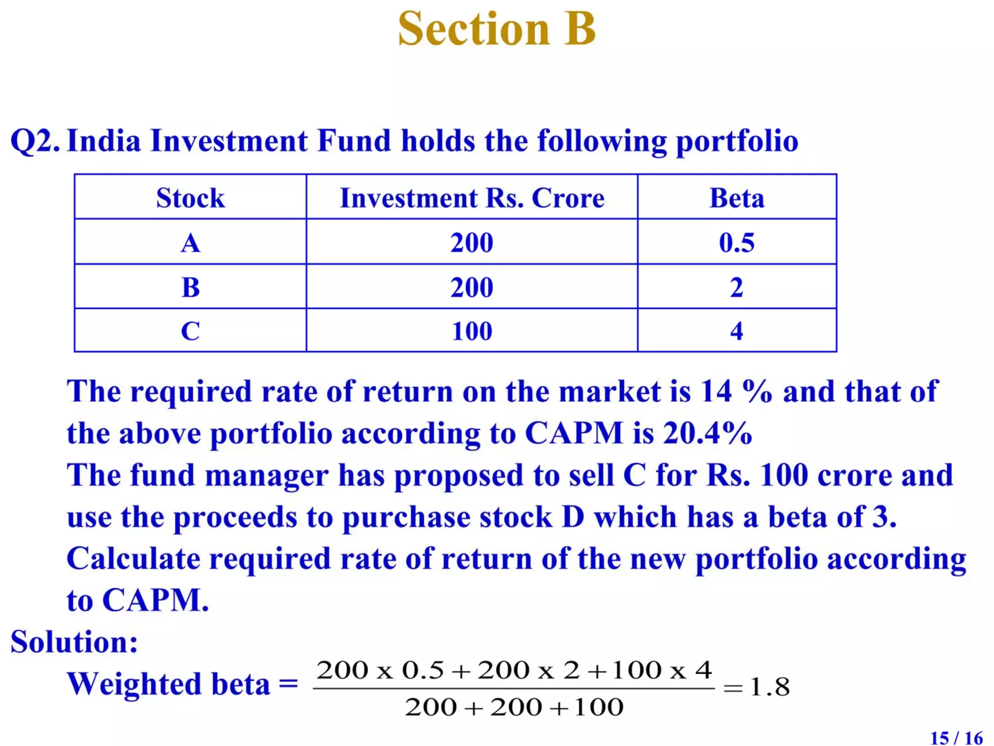 Mid semester exam solutions, 2009