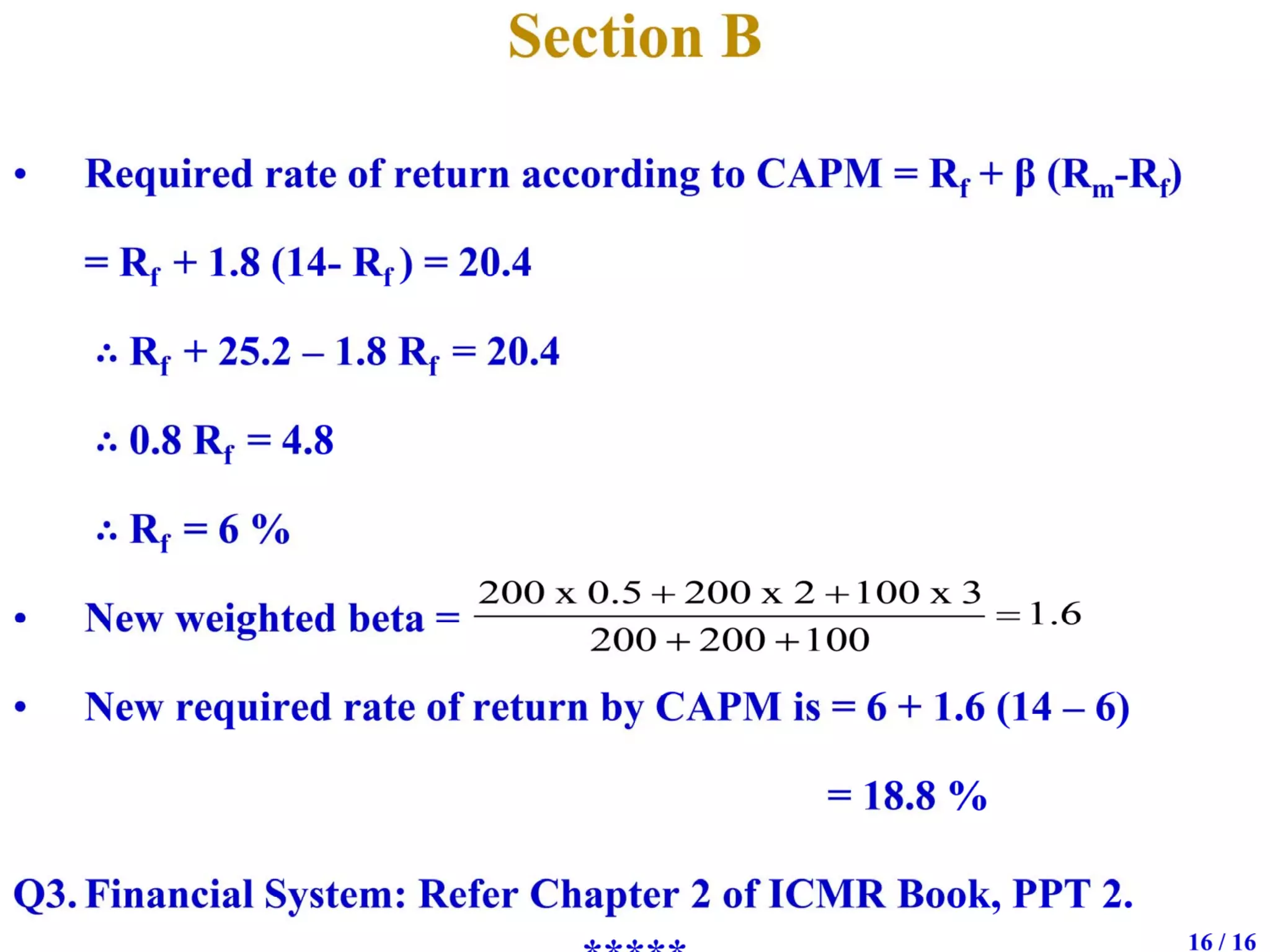 Mid semester exam solutions, 2009