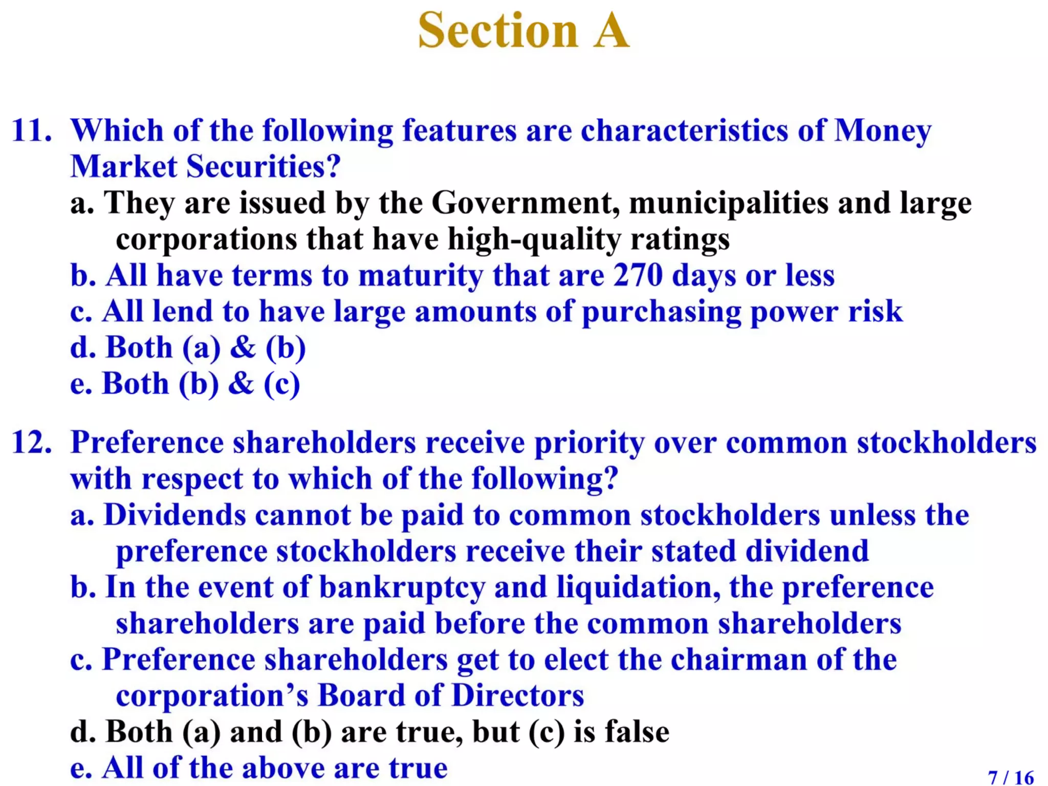 Mid semester exam solutions, 2009