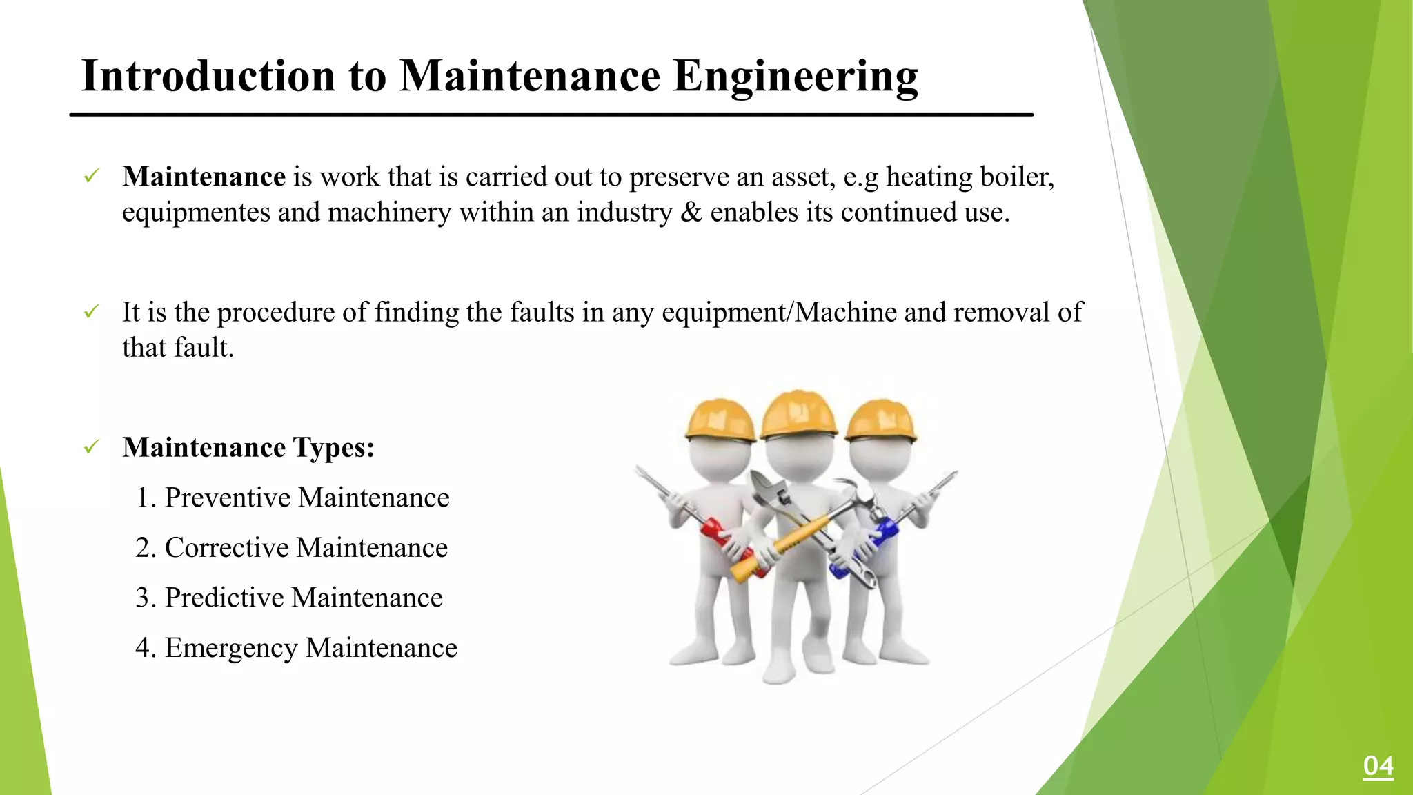 Types of Maintenance Inspections and its importance for the ...