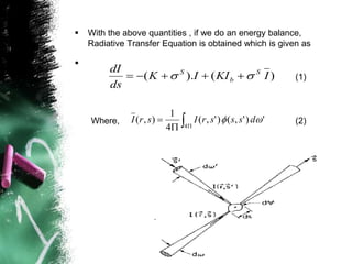 Finite Volume Method For Predicting Radiant Heat Transfer | PPTX