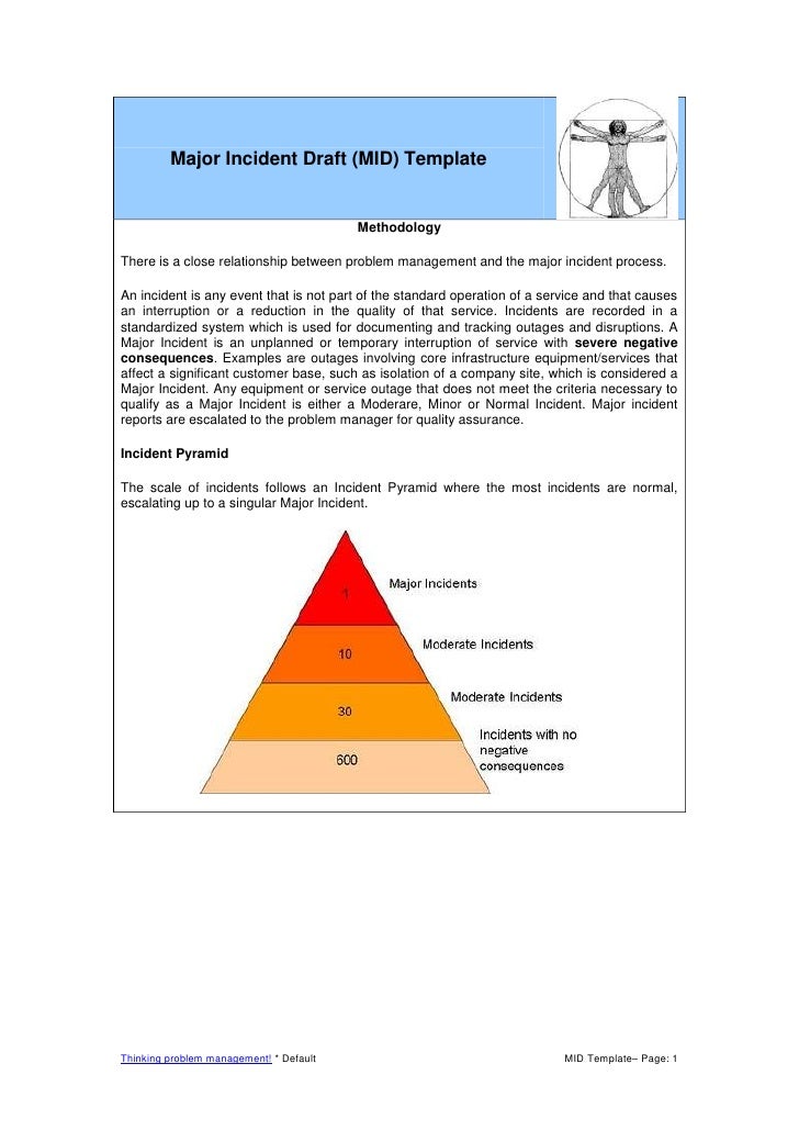 It Major Incident Report Template