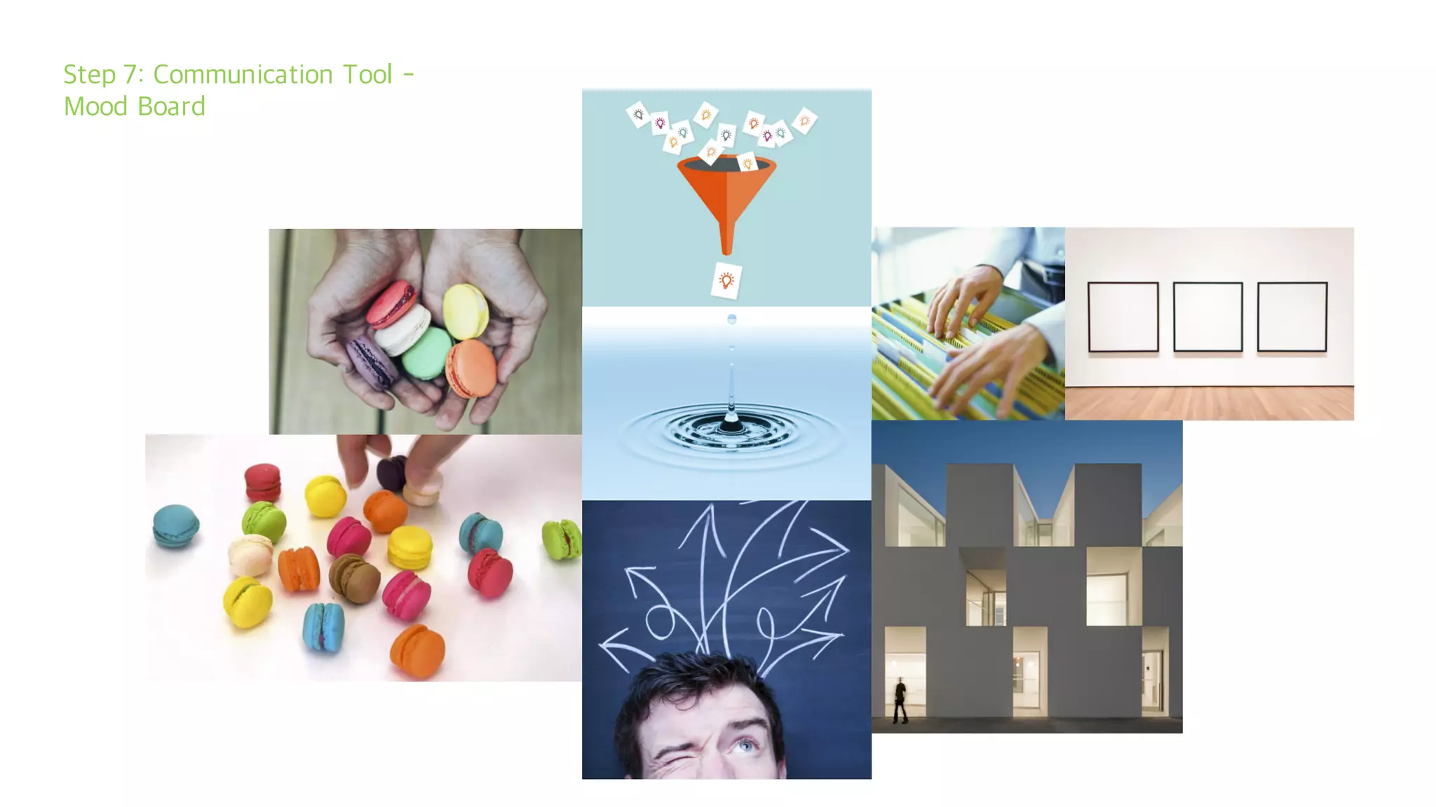 Step 7: Communication Tool -
Mood Board
 