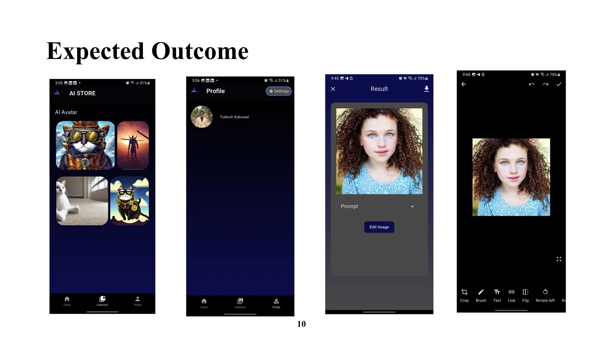 Expected Outcome
10
 