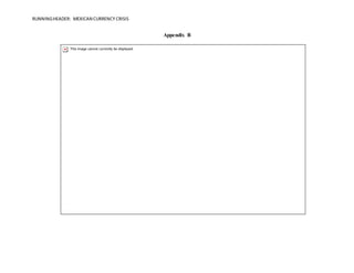 RUNNINGHEADER: MEXICAN CURRENCY CRISIS
Appendix B
 