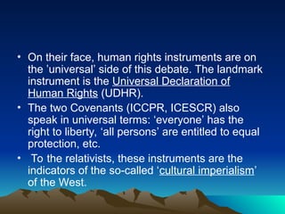 Regional Human Rights Instrument International Human Rights Law for the Contemporary World | PPT