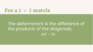 Comprehensive Guide to Determinants in Matrices: Calculation and ...