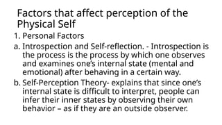 Physical Self Perceptions MIDTERM- ALL ABOUT THE PHYSICAL SELF.pptx