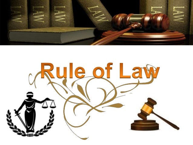 Definition Of Rule Of Law
