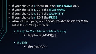 Computer Programming Code Sample