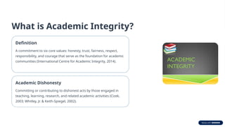 Understanding Academic Integrity: Core Values, Practices, and Citation ...