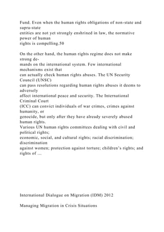 Midterm QuestionIs the movement towards human security a true .docx