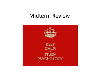 Midterm Review
 