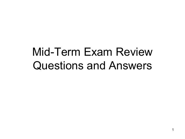 Computer networks midterm paper