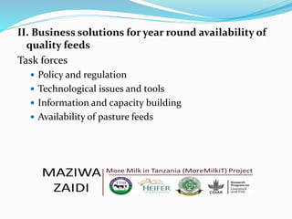 Improving quality assurance and communication in Tanzania