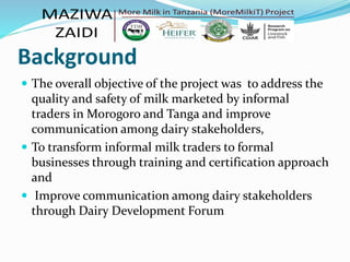 Improving quality assurance and communication in Tanzania