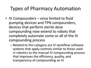 Pharmacy Informatics Complete | PPTX
