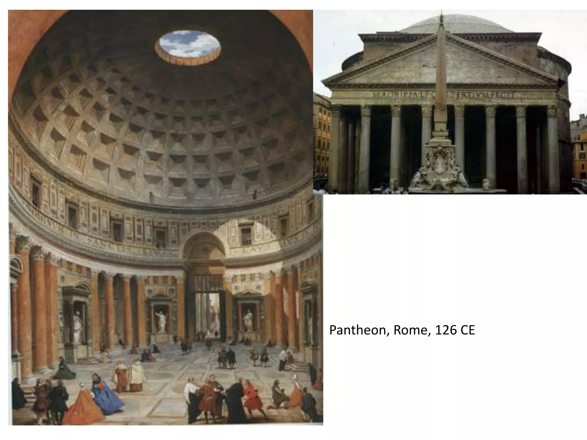 Pantheon, Rome, 126 CE
