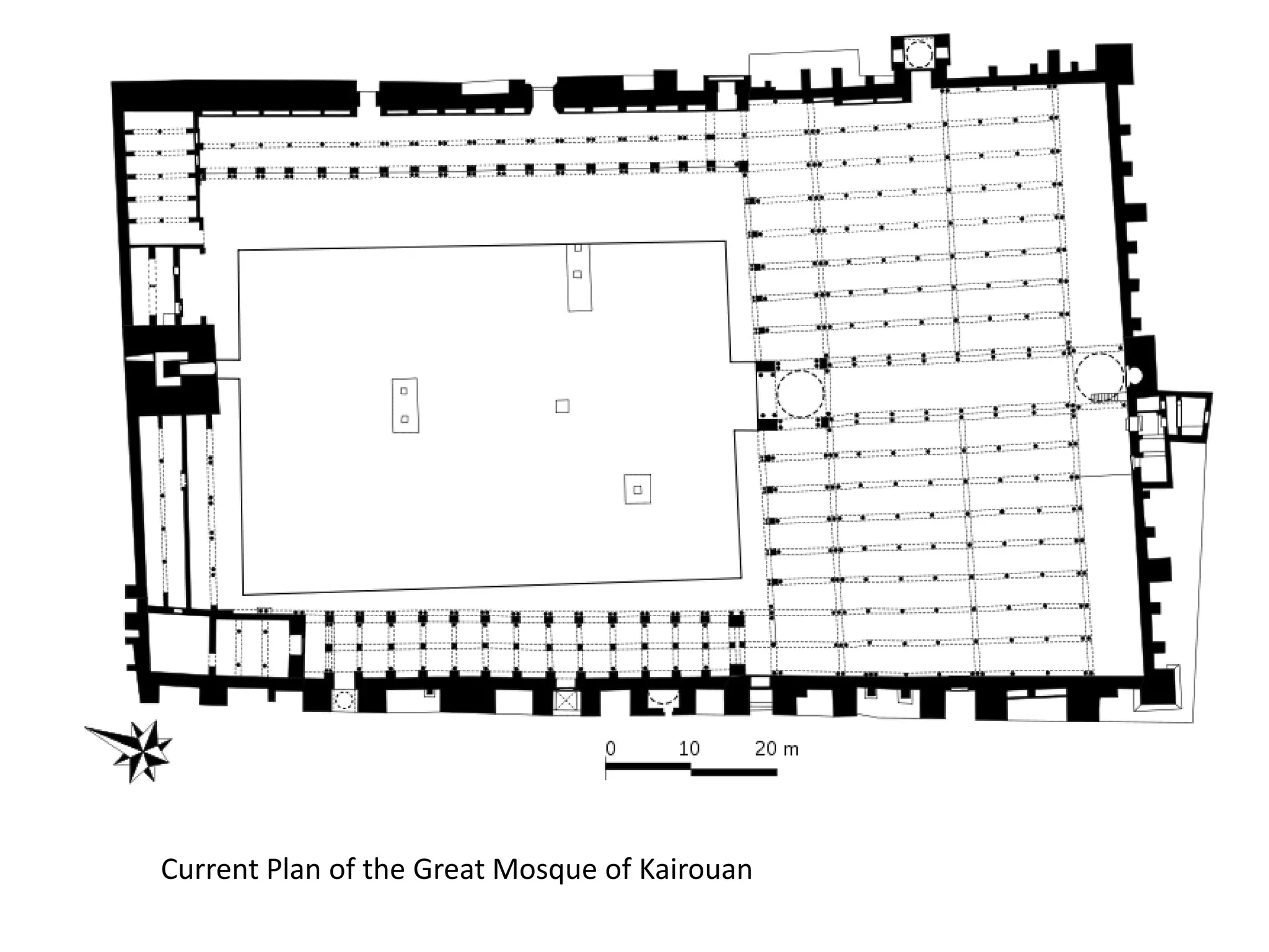 Current Plan of the Great Mosque of Kairouan