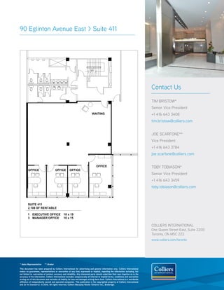 Curated visual reference: Visual Reference: Midtown Office Space For Lease Toronto October