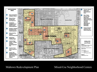 Midtown Redevelopment Plan Mixed-Use Neighborhood Centers 
