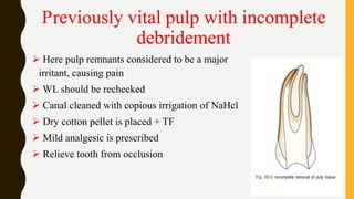 Mid treatment flare ups in endodontic | PPTX