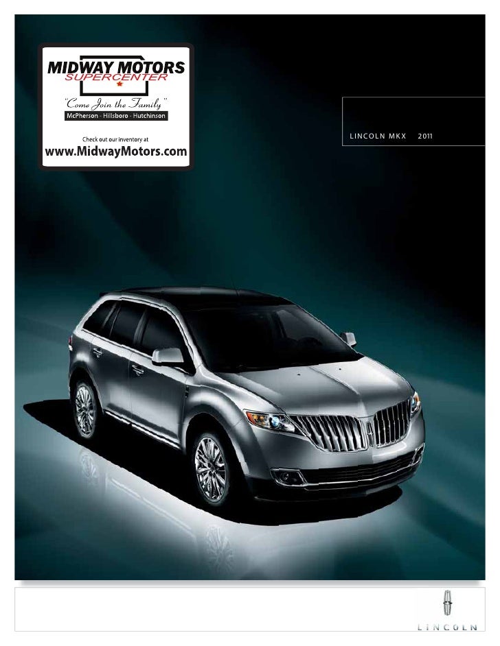 Midway Motors 2011 Lincoln Mkx [ 942 x 728 Pixel ]