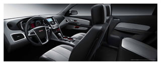 terrain slt-2 interior in light titanium shown with available equipment
 