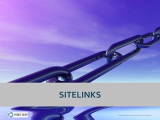 SITELINKS

            Confidential and Proprietary Information
 