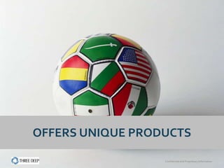 OFFERS UNIQUE PRODUCTS

                  Confidential and Proprietary Information
 