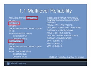 1.1 Multilevel Reliability
ANALYSIS: TYPE IS TWOLEVEL;
MODEL:
%WITHIN%
VCw@1;
OHGEF3R OHGEF7R OHGEF15 (WR1-
WR3);
VCw BY O...