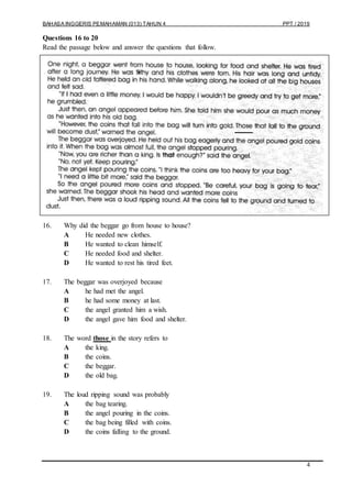 Bahasa Inggeris Tahun 4 Ppt Kertas 1 Docx