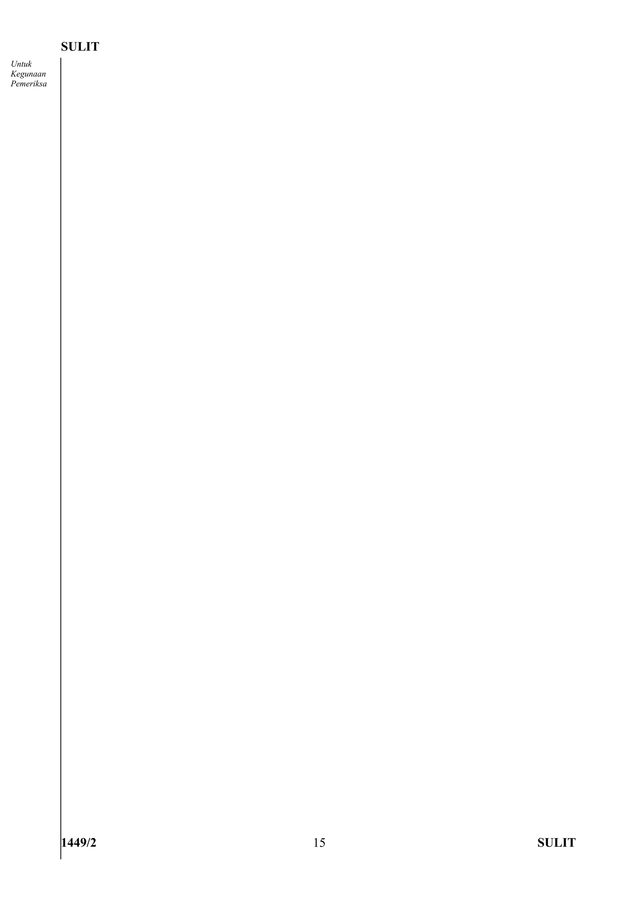 SULIT
Untuk
Kegunaan
Pemeriksa




            1449/2   15   SULIT
 