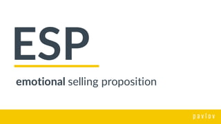 XSP
experiential selling proposition
 