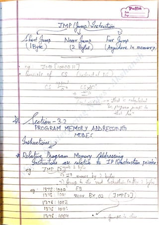 Microprocessor and Interfacing Notes | PDF