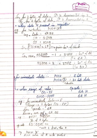 Interfacing Notes Microprocessor and Interfacing Notes | PDF