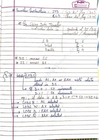 Microprocessor and Interfacing Notes | PDF