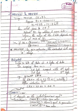 Microprocessor and Interfacing Notes | PDF