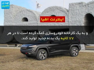 ‫ٞز‬ ‫در‬ ‫تا‬ ‫است‬ ٜ‫وزد‬ ‫وٕه‬ ‫خٛدرٚساسی‬ ٝ٘‫وارخا‬ ‫یه‬ ٝ‫ت‬ ٚ
77ٝ‫ثا٘ی‬‫وٙذ‬ ‫تِٛیذ‬ ‫جذیذ‬ ٝ٘‫تذ‬ ‫یه‬.
‫اشیا‬ ‫ایٙتز٘ت‬
 