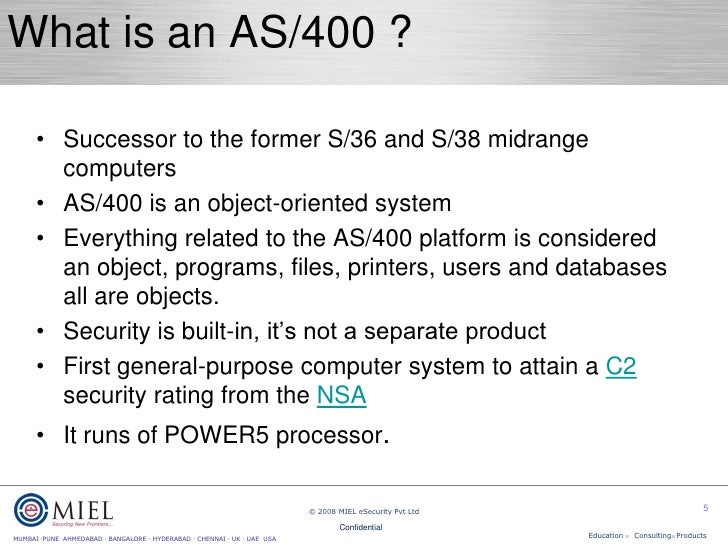 as400 security presentation isaca 2008 for distribution