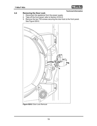 Miele Gas Dryer T9820 Service Manual Miele B3 4 Water Flow Meter Wiring Diagram SlideShare