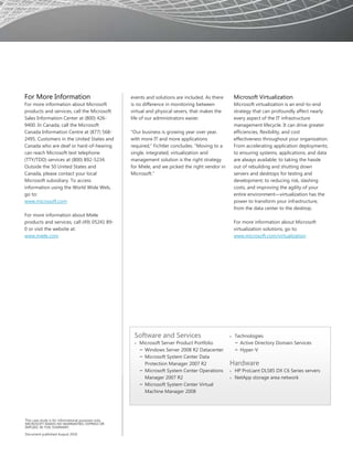 Hyper-V improves appliance manufacturer’s productivity