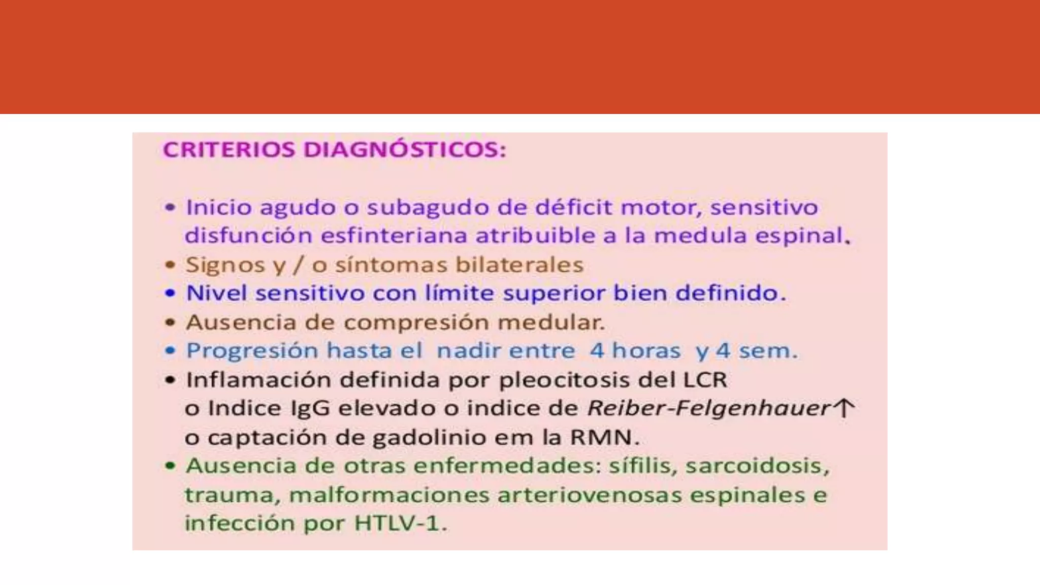 Mielitis transversa | PPTX