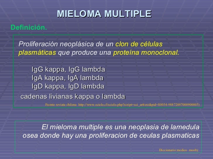 mieloma cadenas kappa mieloma multiple mieloma cadenas kappa mieloma multiple