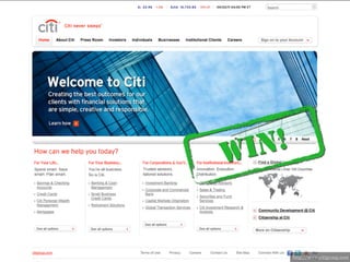 W IN !


         http://www.citigroup.com
 